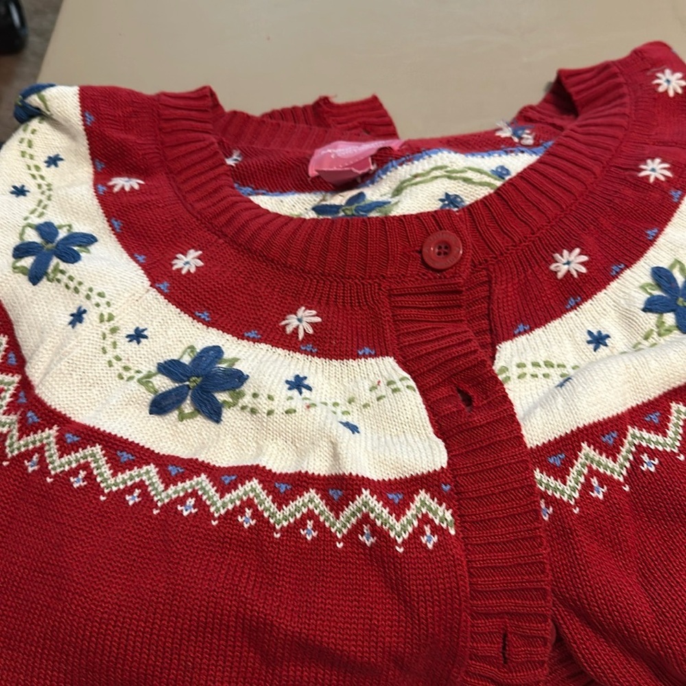 5x light weight button down sweater